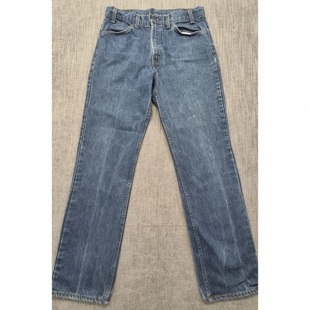 Vintage Levi's 517-0217 Orange Tab Jeans men's 34x32 USA Made1982 Straight Leg